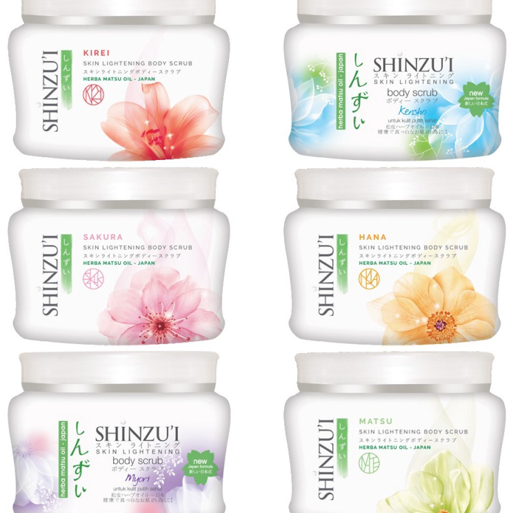 Top DesignA5m0L Shinzui Body Scrub 200gr (besar) - MURAH