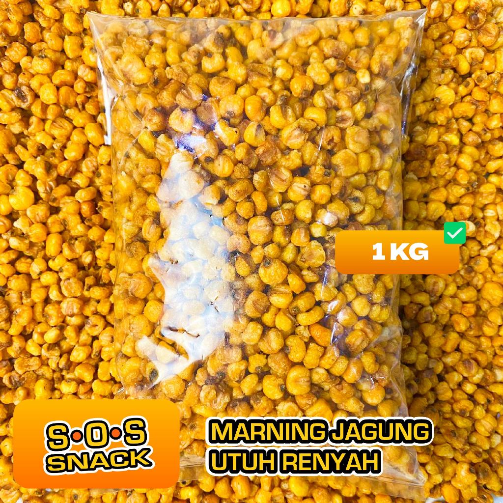 

Makaroni SOS - 1 Kg Marning Jagung Utuh Renyah Murah Mantap