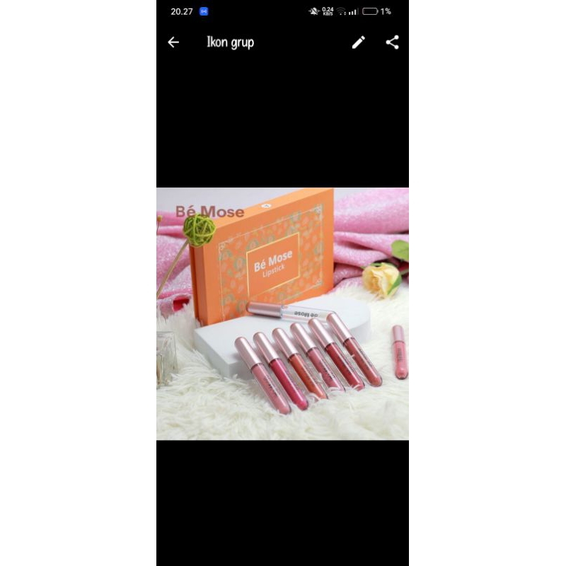 lipstik Be mose waterproof