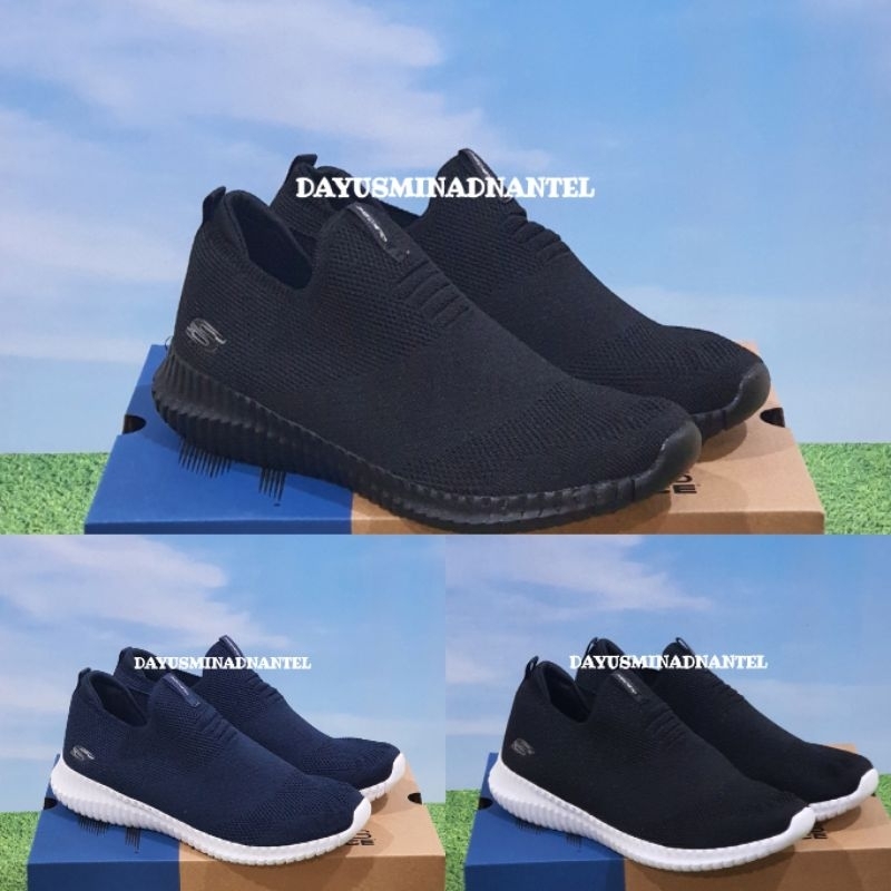 Sepatu Pria Skechers Elite Flex / Sepatu Skechers Elite Flex Slip On
