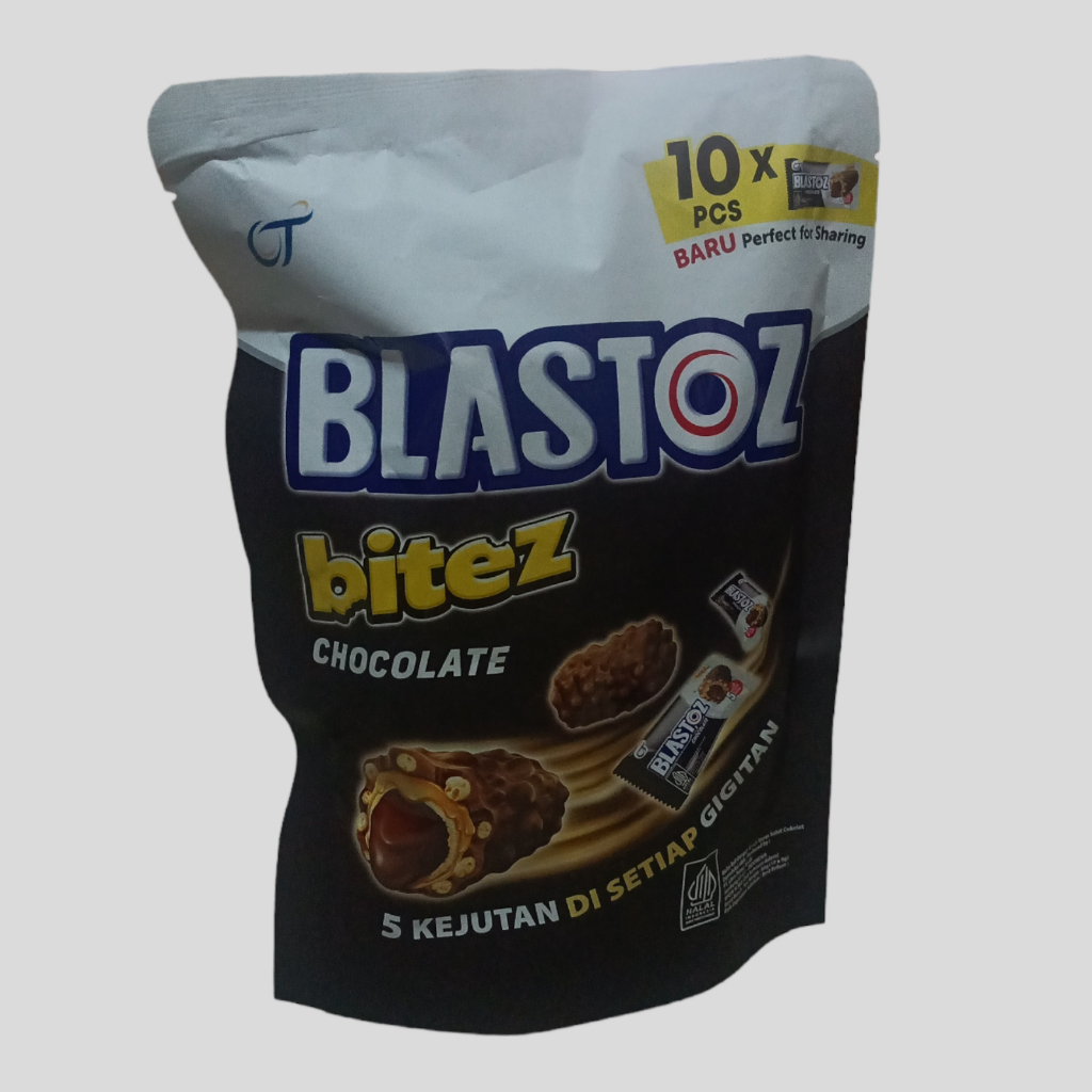 

BLASTOZ Mini Bites Coklat Wafer Roll CAramel [10 pcs/Pouch]