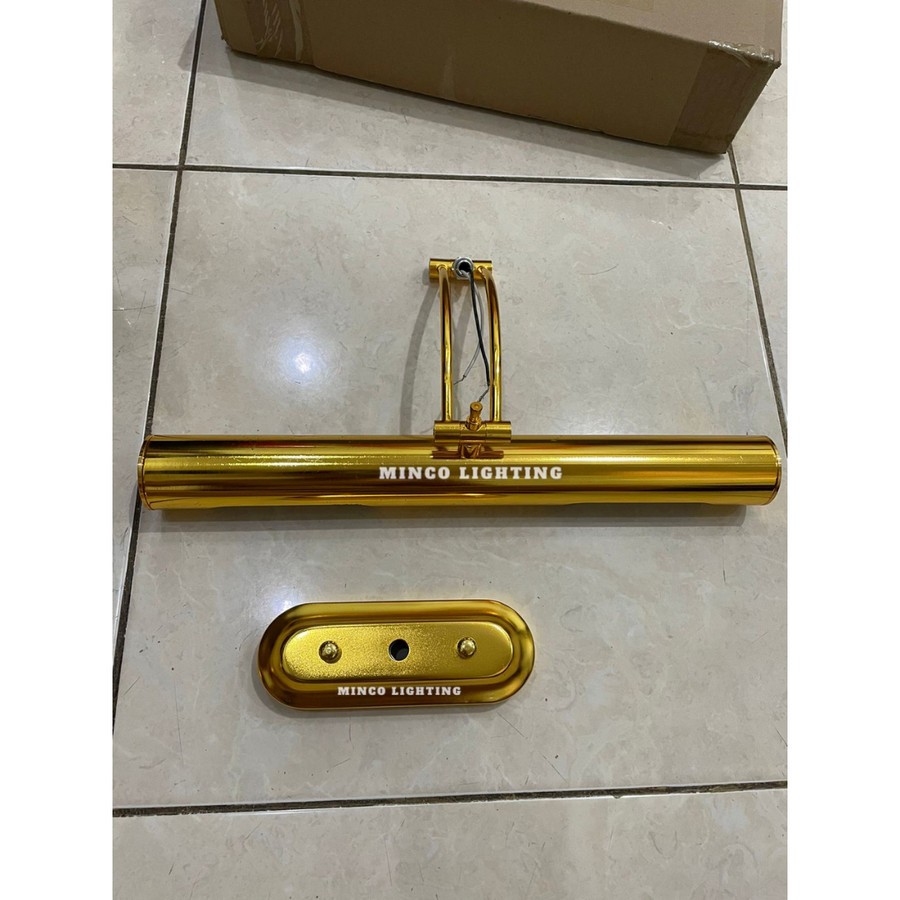 Minco Lampu dinding lukisan wastafel 35cm