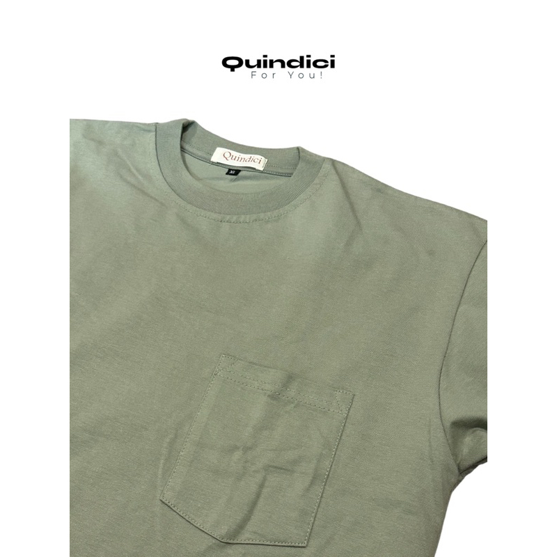 BASIC POCKET TEE - TSHIRT SAGE GREEN / KAOS POLOS