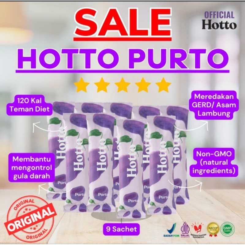 

hotto purto multigrain purple potato original 9 sachet hoto porto makanan sehat minuman sehat hotto purto