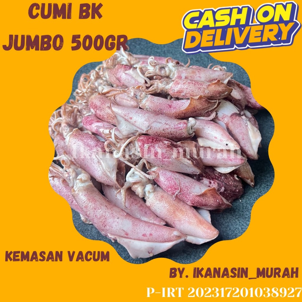 

CUMI BK JUMBO 500 GRAM / IKAN ASIN MURAH BISA COD