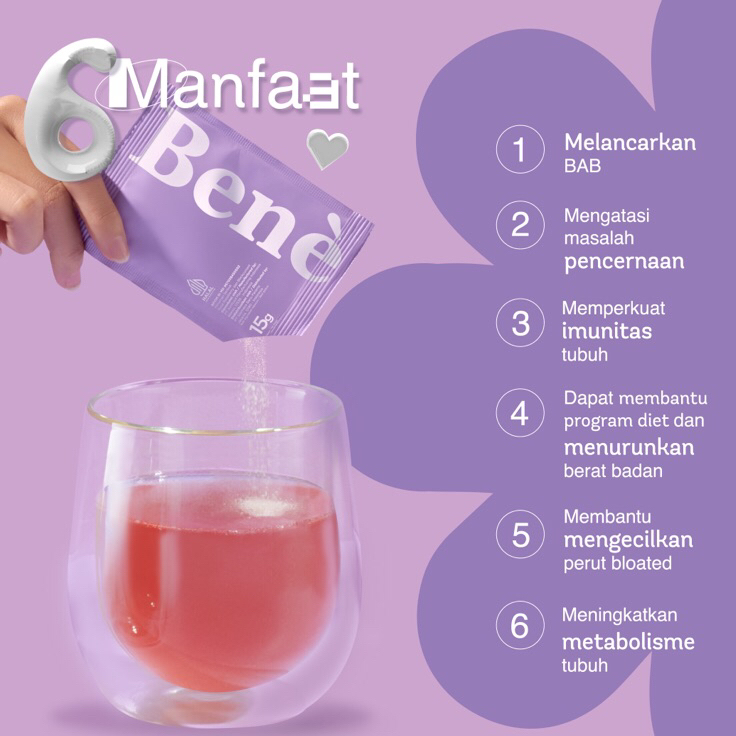 

XJGZ7420 (COD )NEW_PRODUCT Benè Fiber (1 Sachet) #BENÈranCobain!