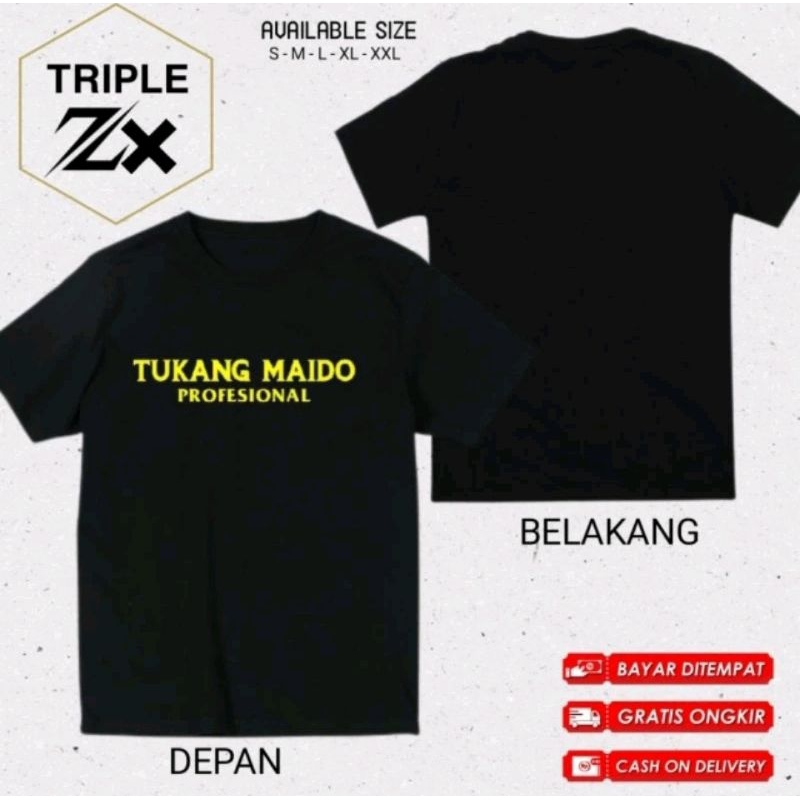 KAOS VIRAL TUKANG MAIDO PROFESIONAL SABLON DTF