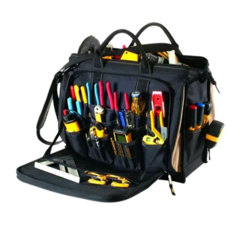 Tas perkakas PLN tas mekanik tas kerja Slempang jumbo