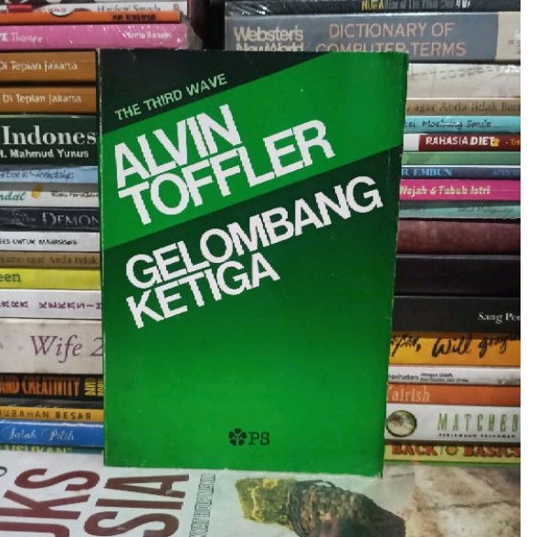 Buku Original ALVIN TOFFLER GELOMBANG KETIGA THE THIRD WAVE Bekas