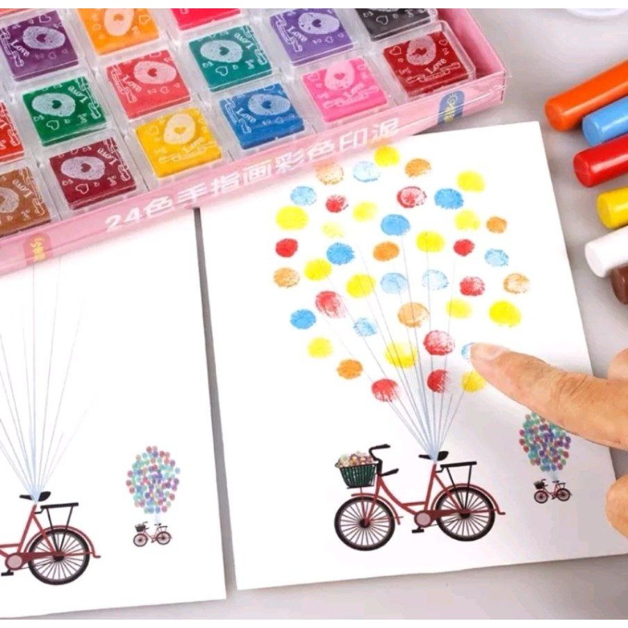 

Finger Painting / menginspirasi kreativitas dan perkembangan seni anak