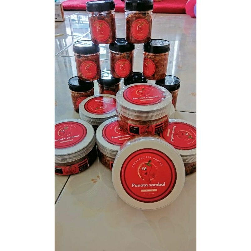 

SAMBAL PANATA / AYAM SUWIR / PAKET BESAR KECIL / 100 GRAM + 200 GRAM