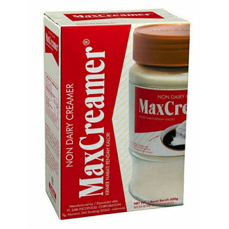 

max creamer nabati rendah kalori