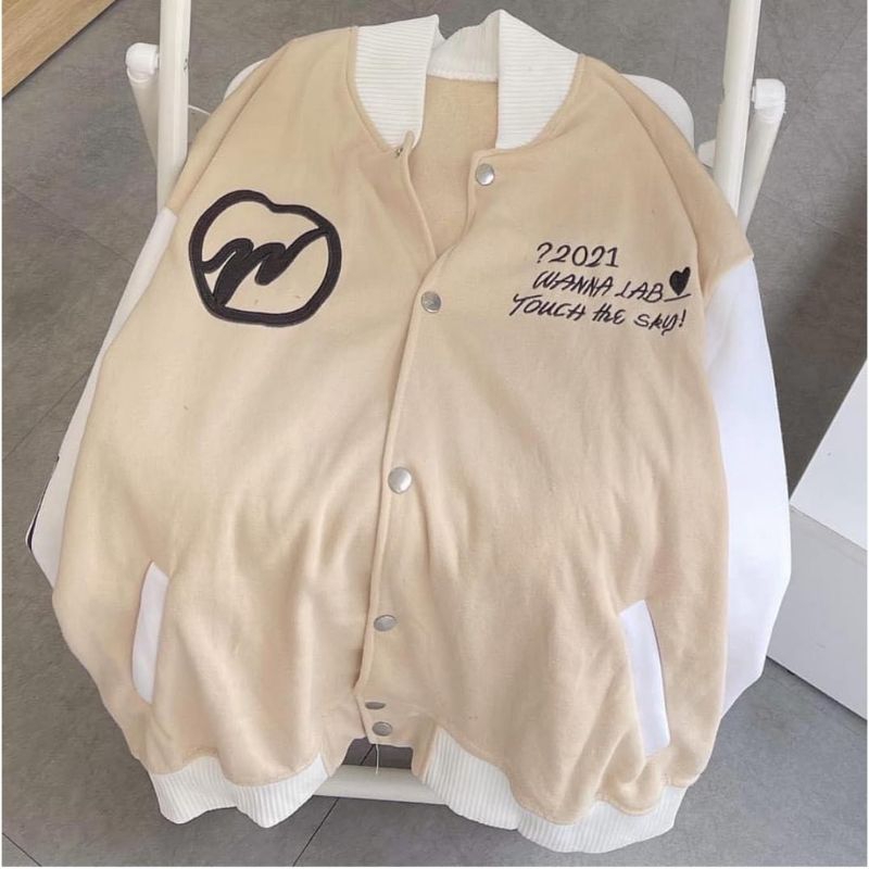 sweater baseball wanita style korea/