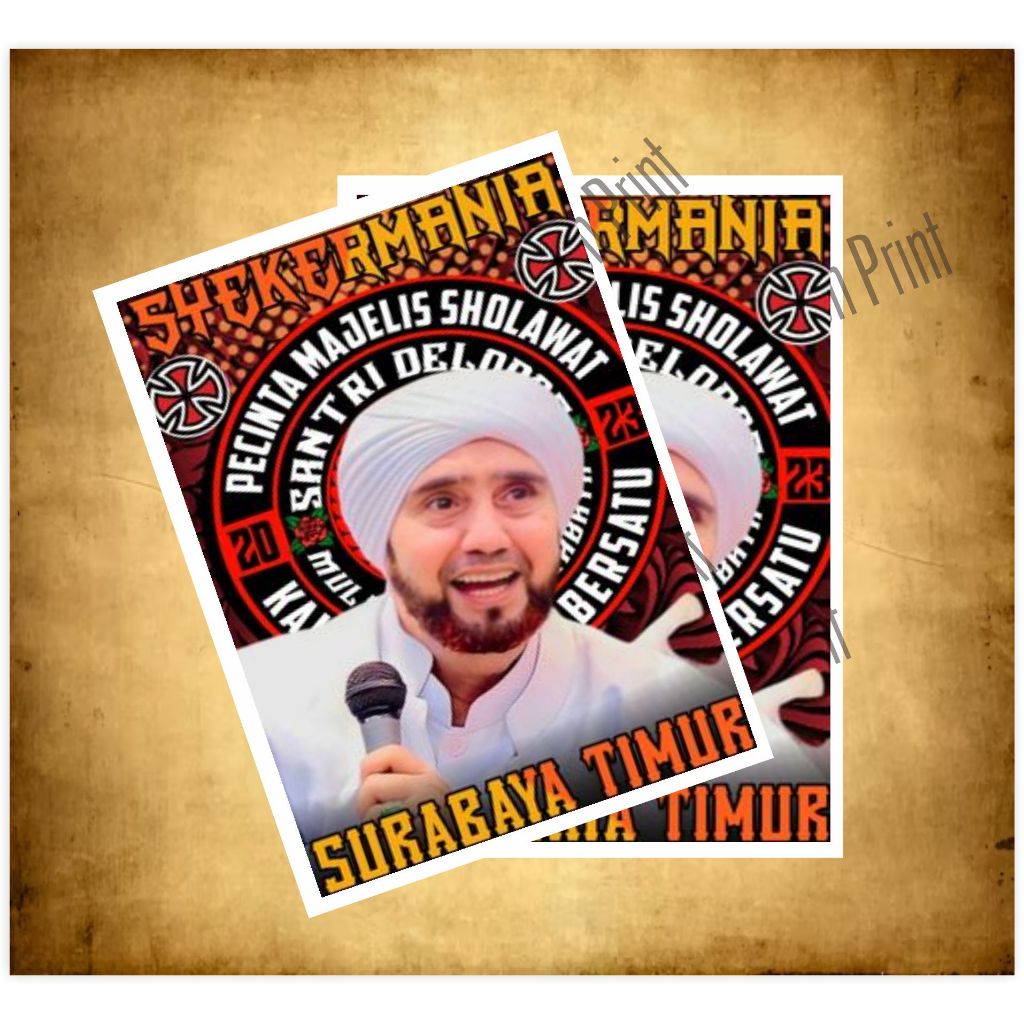 

stiker vinil habib syeh ( Syekhermania) pecinta habib syeh