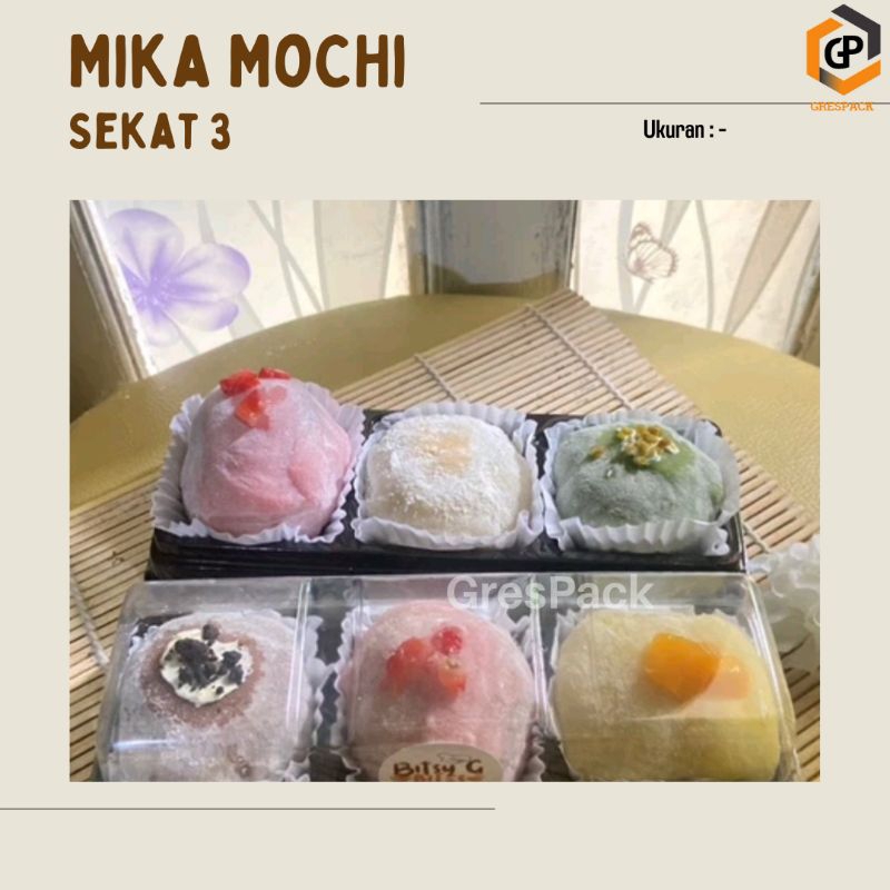 (50pcs) Mika Mochi Sekat 3/Mika donat mini