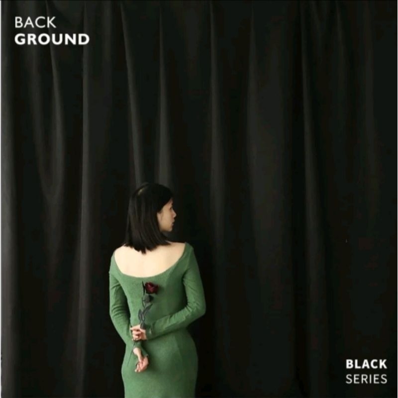 background begrond kain hitam foto studio