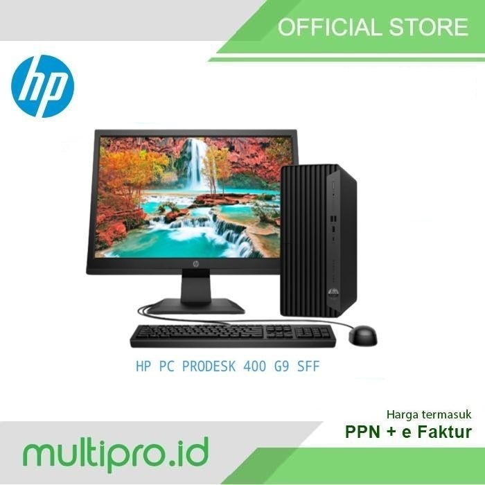 PC HP Pro SFF 400 G9 (DP9M7PT) i5-14500 16GB 512GB SSD Win11 Pro Monitor 22.45