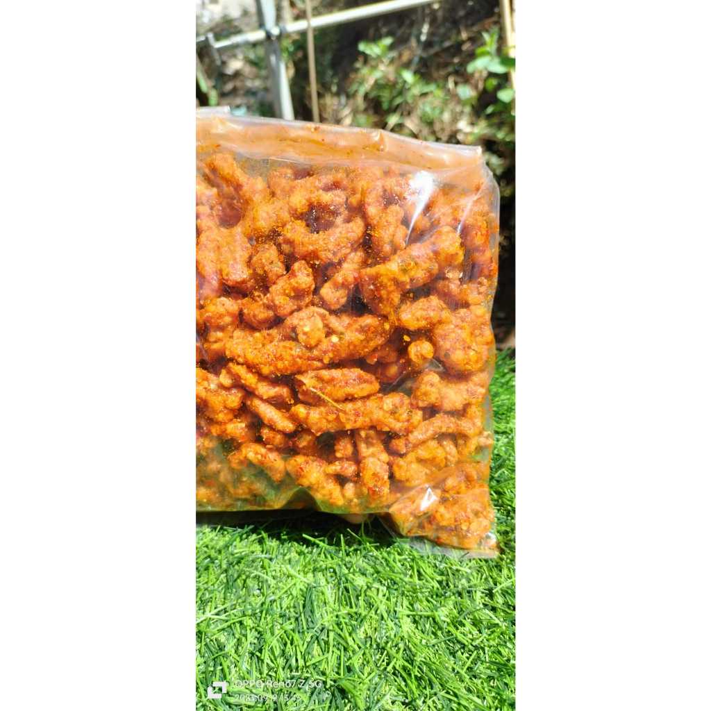 

Usus ayam crispy pedas daun jeruk 250gram keripik usus