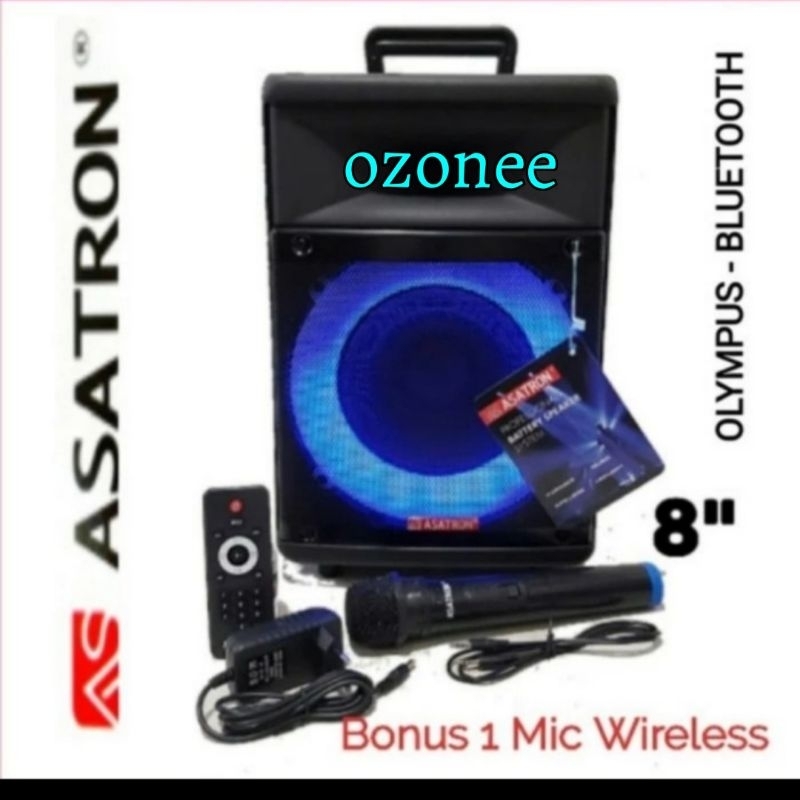 Speaker Portable Asatron OLYMPUS 8 Inch Original