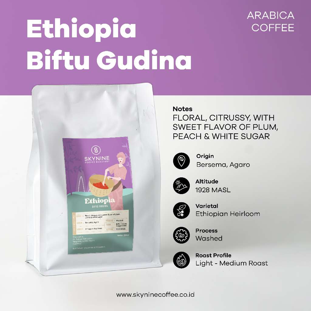 

KOPI ARABIKA ETHIOPIA BIFTU GUDINA ROASTED BEANS