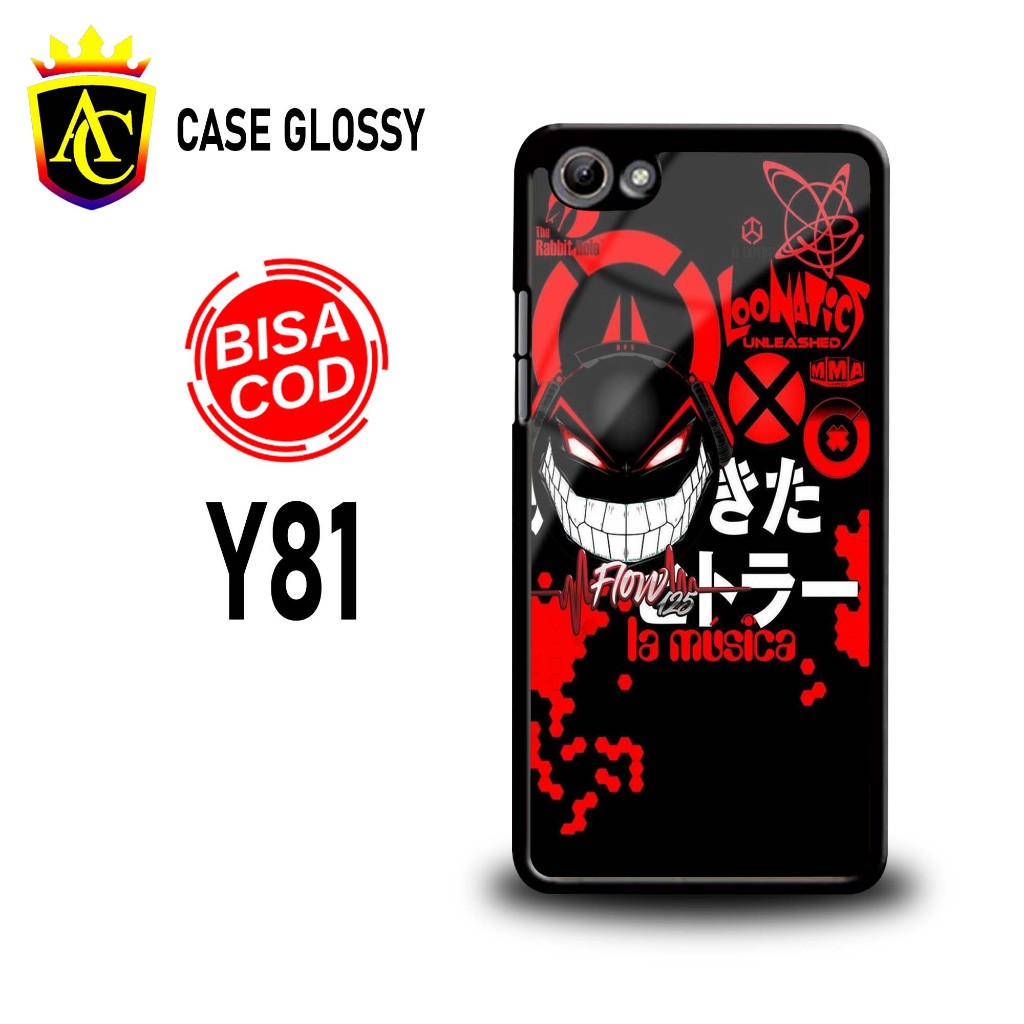 Case Vivo y81 Vivo y83 Vivo y93 Vivo y95 Vivo y91C Terbaru  - Hardcase 2d glossy - kesing hp - Hardc