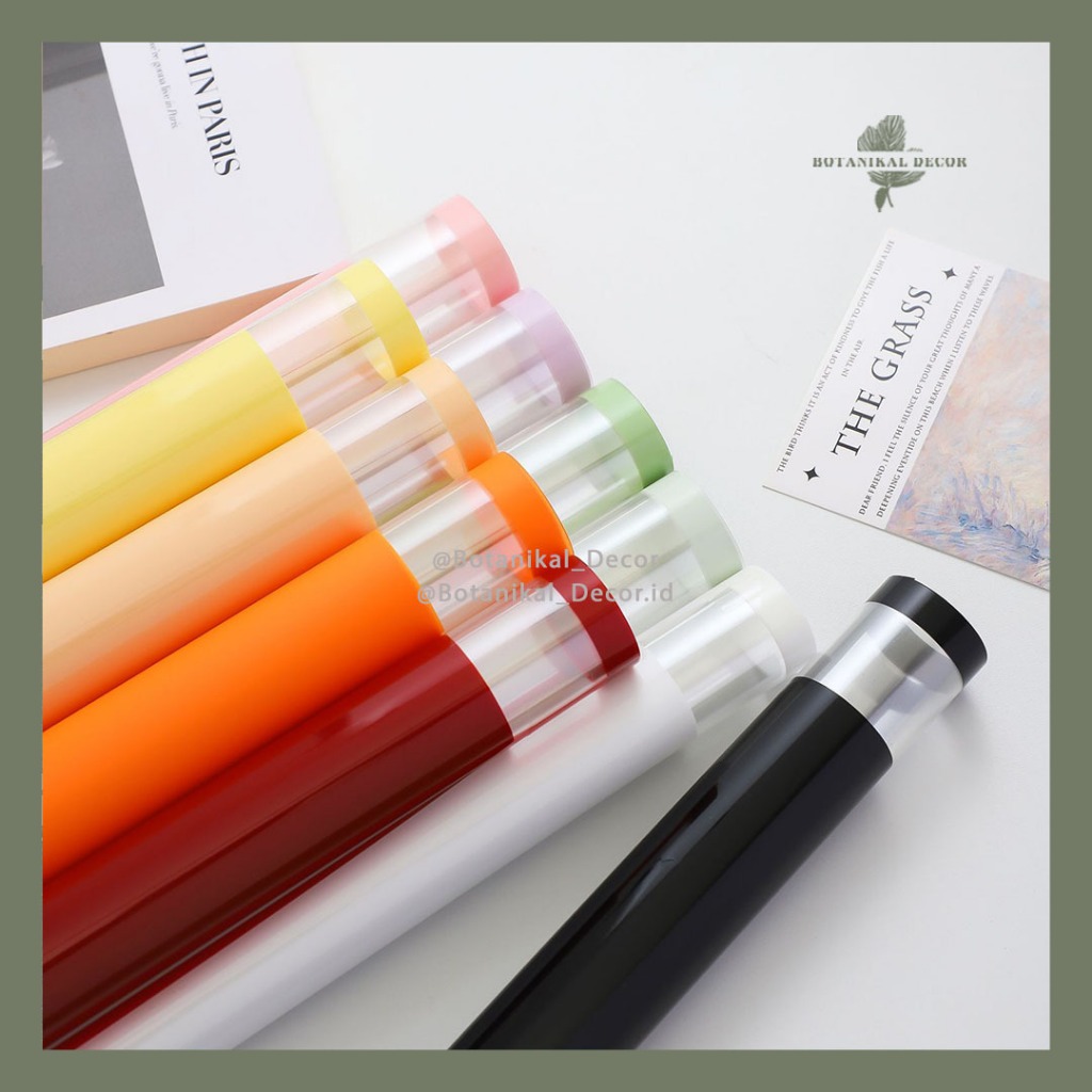 

Flower Wrapping Pure Frame Cellophane Waterproof Kertas Bunga Buket Florsit Wrapping