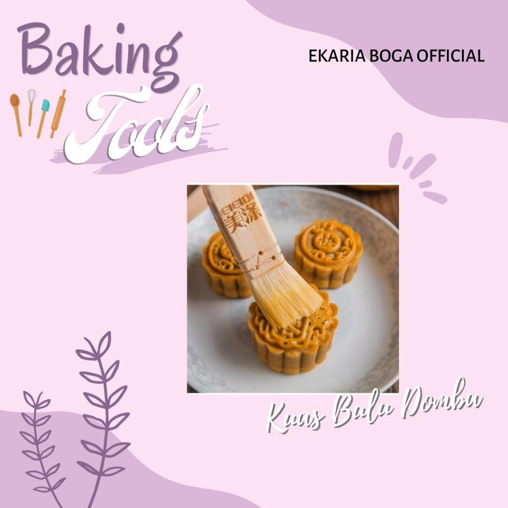 BAKING TOOLS | COOKING BRUSH | KUAS ROTI | KUAS BULU DOMBA 25-45MM