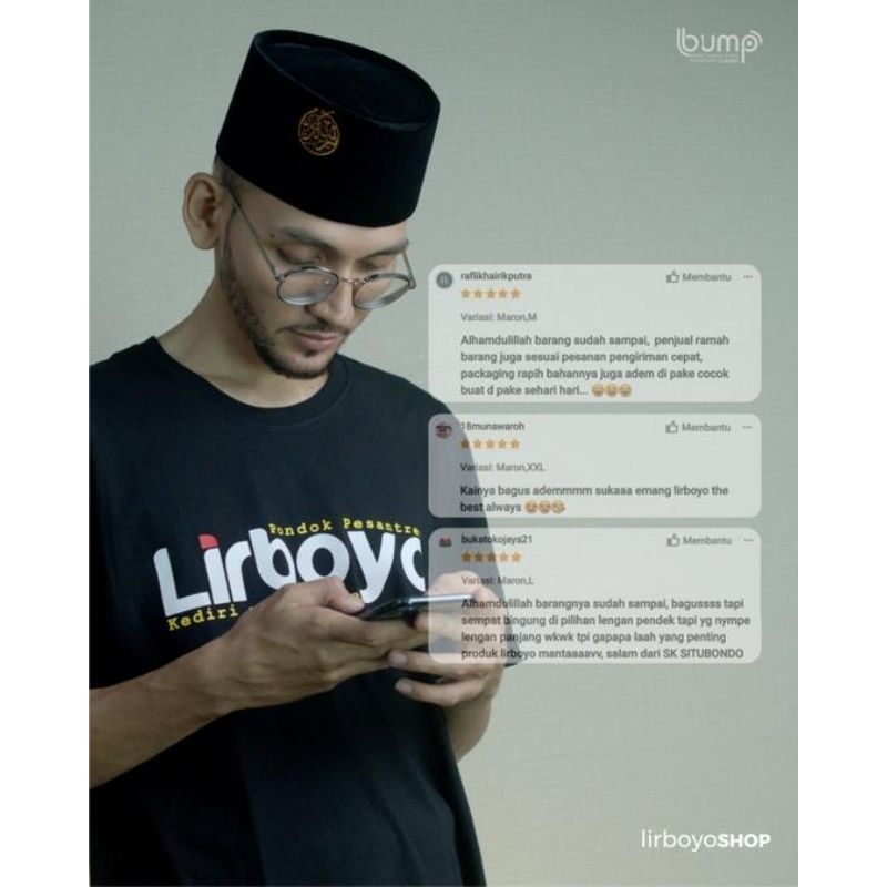 Kaos Pondok Pesantren Lirboyo Pendek