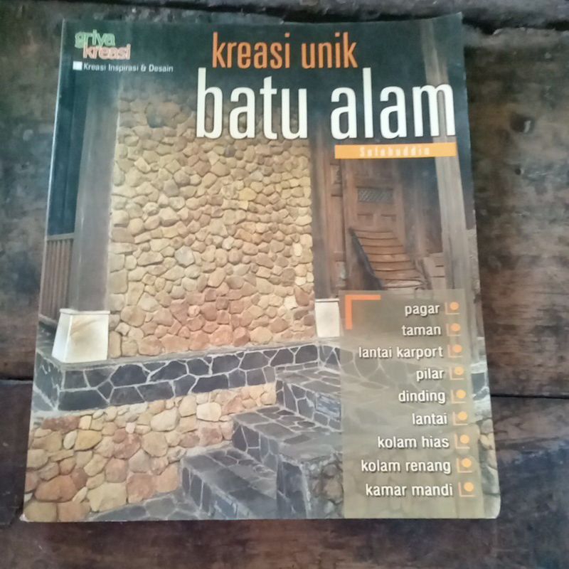 Kreasi Unik batu alam :pagar, taman, lantai karport, pilar, dinding, lantai, kolam hias &kamar mandi