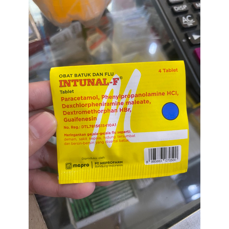 Intunal F obat batuk dan flu