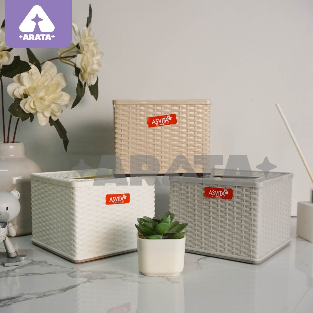 Tempat Tisu Box Persegi Kotak TBK087 Asvita