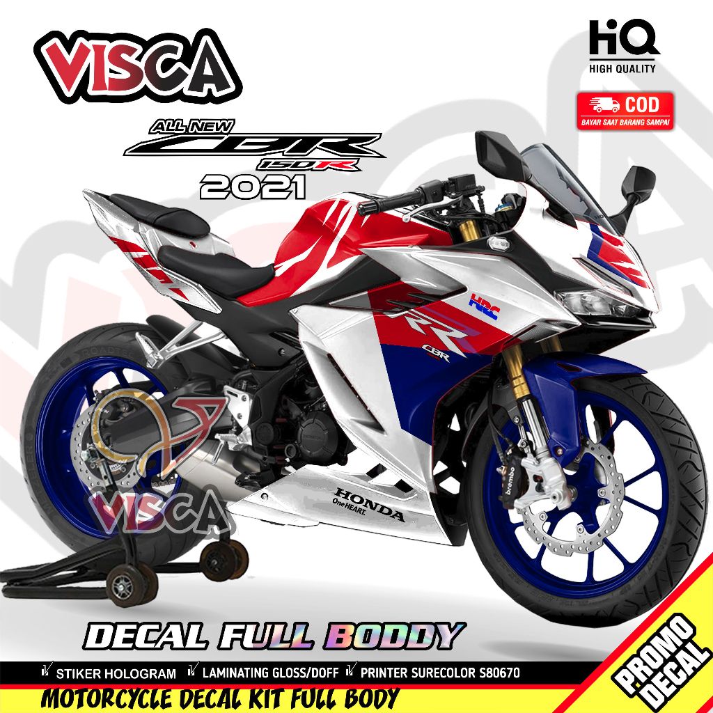 Decal Cbr 150R Full Body 2021 Stiker Cbr 150R 2021 Full Body Striping Cbr 150R 2021 Full Body LIVERY
