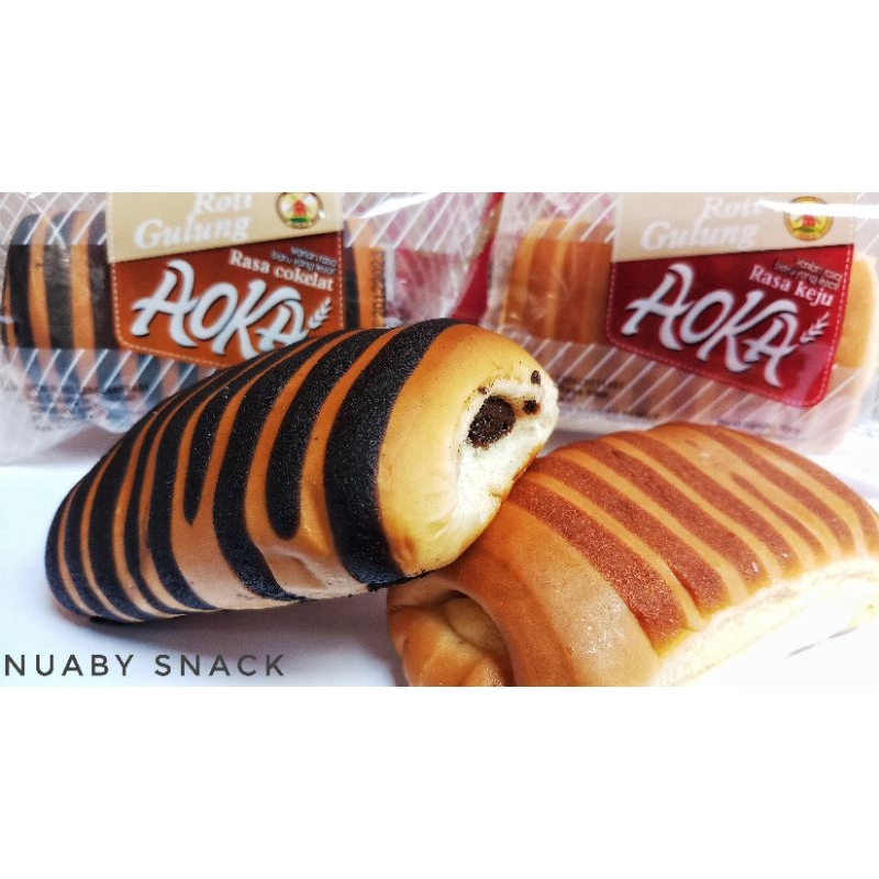 

[Termurah!!] Paket 5pcs Roti Aoka gulung paket kenyang