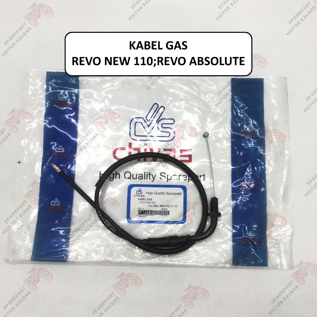 Kabel Gas Motor REVO 110 ; REVO ABSOLUTE Merek CVS