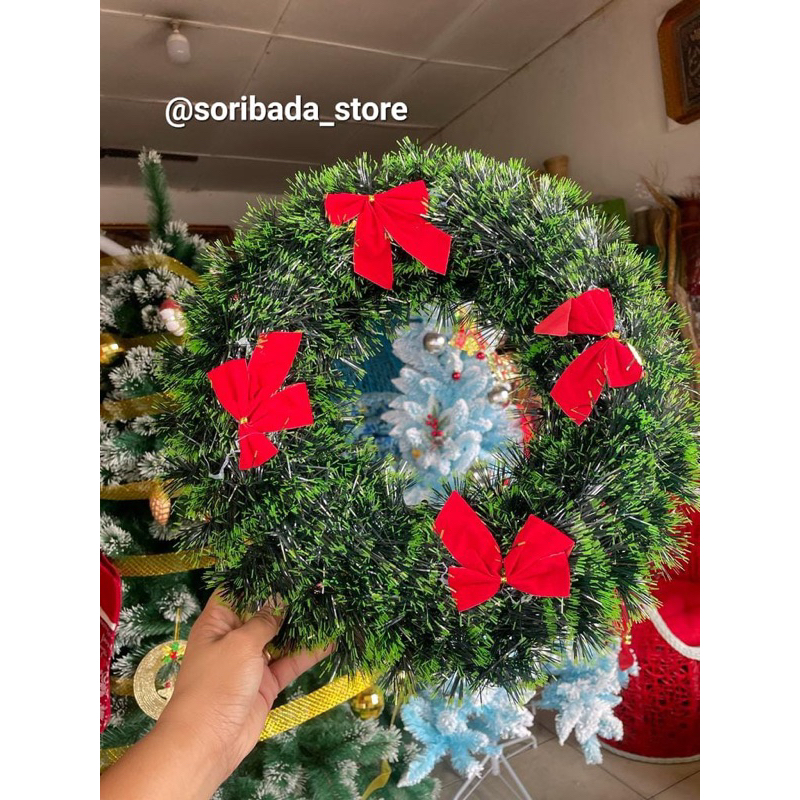 Hiasan Pintu Dekorasi Natal Jumbo | Hiasan Pintu Premium | Hiasan Pintu Mewah Edisi Natal | Hiasan N