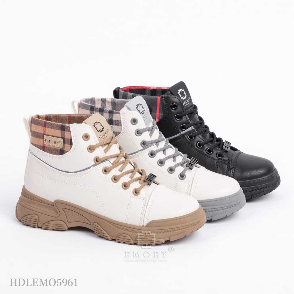 EMORY STYLE SHOES REVINA HDLEMO 5961 | Sepatu Wanita Boots Kekinian Kulit Stylist