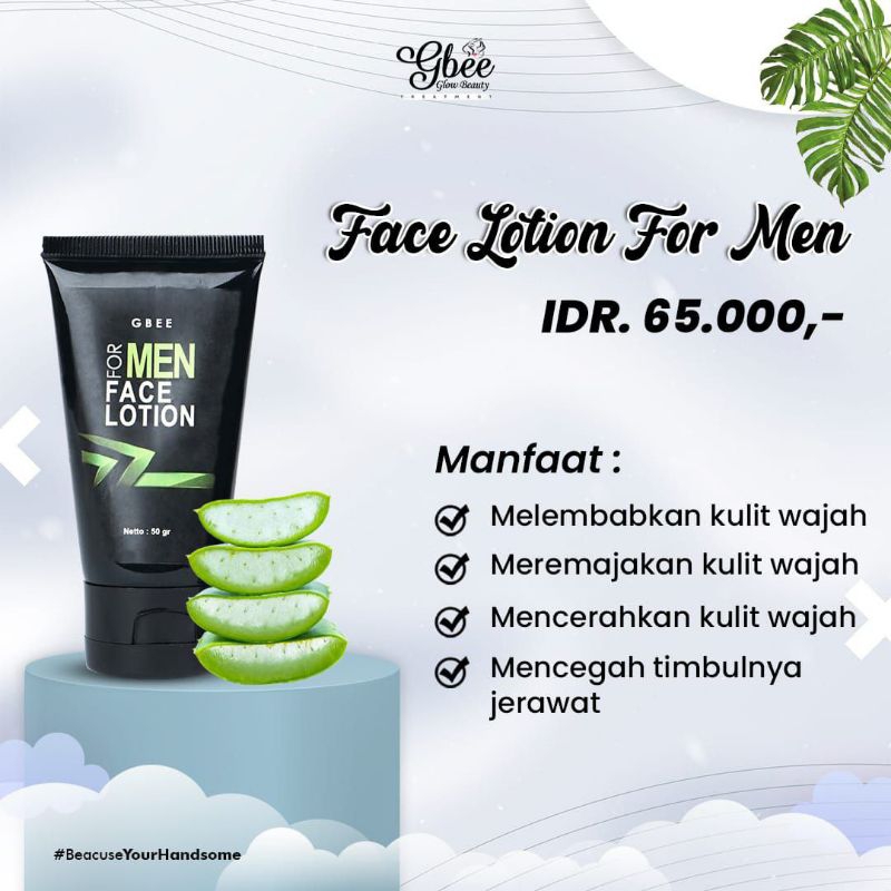 Gbee Glow Beauty Face Lotion For Men Gbee Glow Beauty Treatment