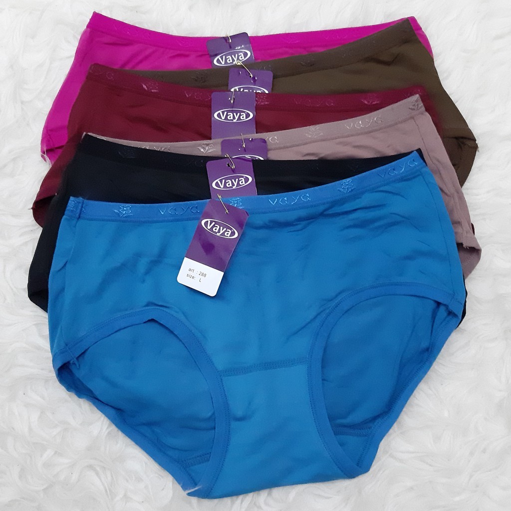 ( 3pcs ) Celana Dalam Perempaun Super Soft Vaya 288  / Dalaman Wanita Vaya 288