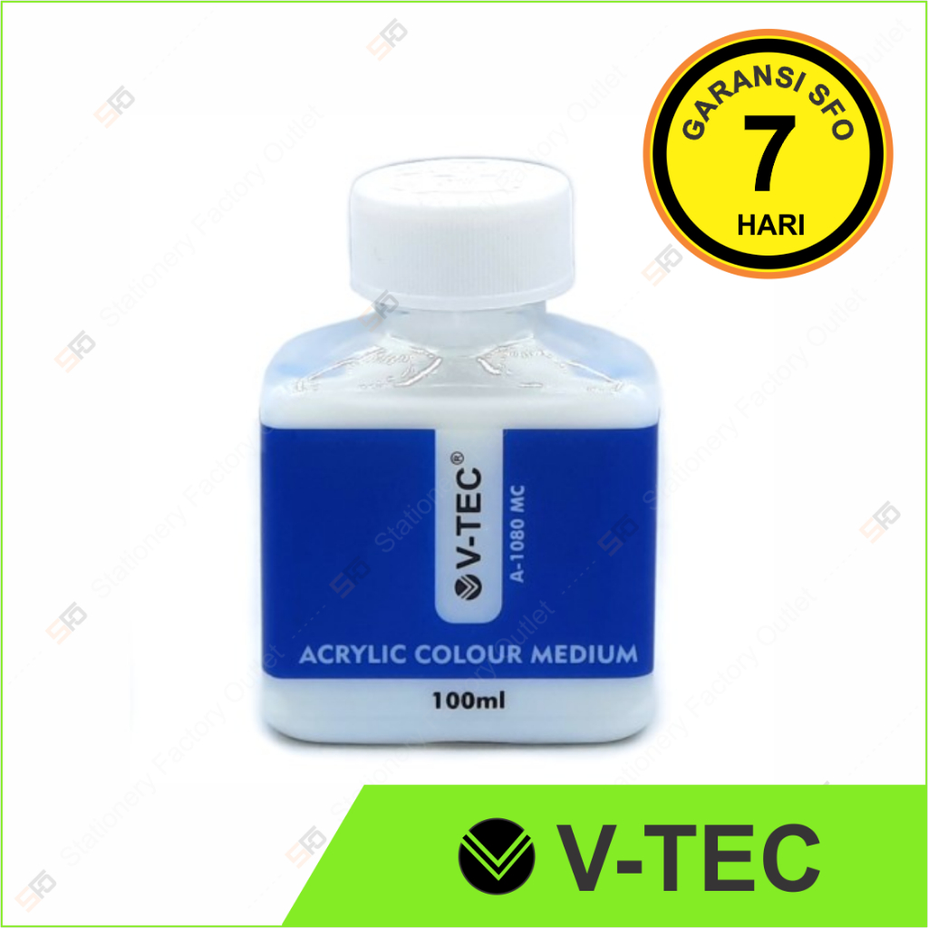 

Pengencer Cat Akrilik V-Tec 100ml - A-1080 MC Acrylic Colour Medium Vtec - SFO Semarang Official