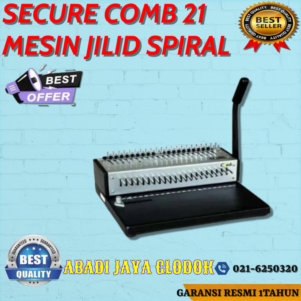 

SECURE COMB 21 MESIN JILID SPIRAL