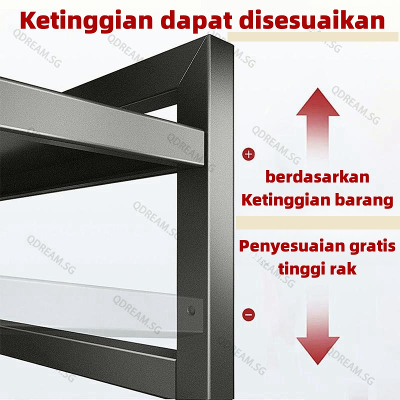 Ukuran yang Dapat Ditarik/Rak penyimpanan Microwave｜Rak Bumbu Dapur Portable｜Rak Microwave Serbaguna ｜Rak Dapur Multifungsi｜Rak Oven storage box Serbaguna