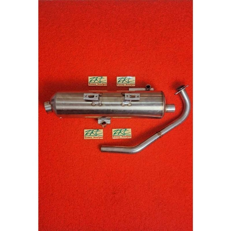 [PO] PROMO TERBATAS Custom Knalpot Stainless Vario 125/150 LED New / Bohlam / Led Old Vario 160/PCX 