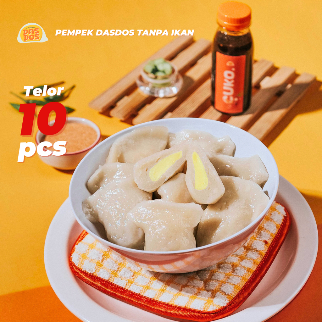 

Pempek Palembang 10 Pcs (Telor) + Cuko Premium