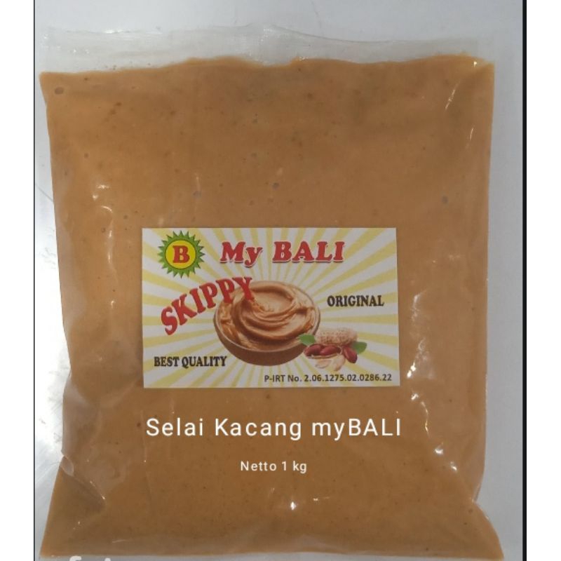 

Selai Kacang Repack myBALI 1kg /Peanut Butter Repack myBALI 1kg