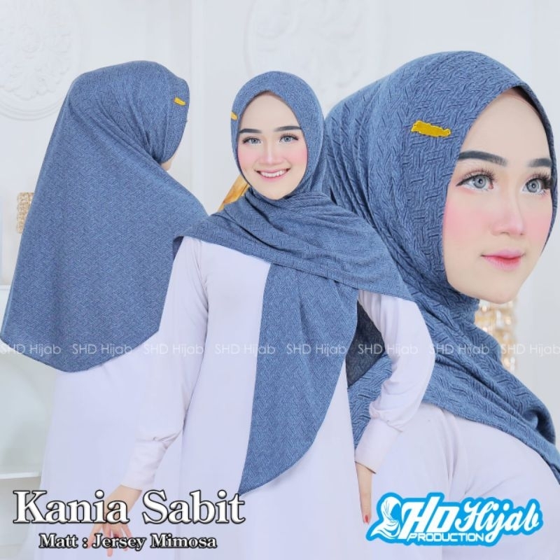 Jilbab Bergo Simple Kania Sabit Ori SHD Hijab