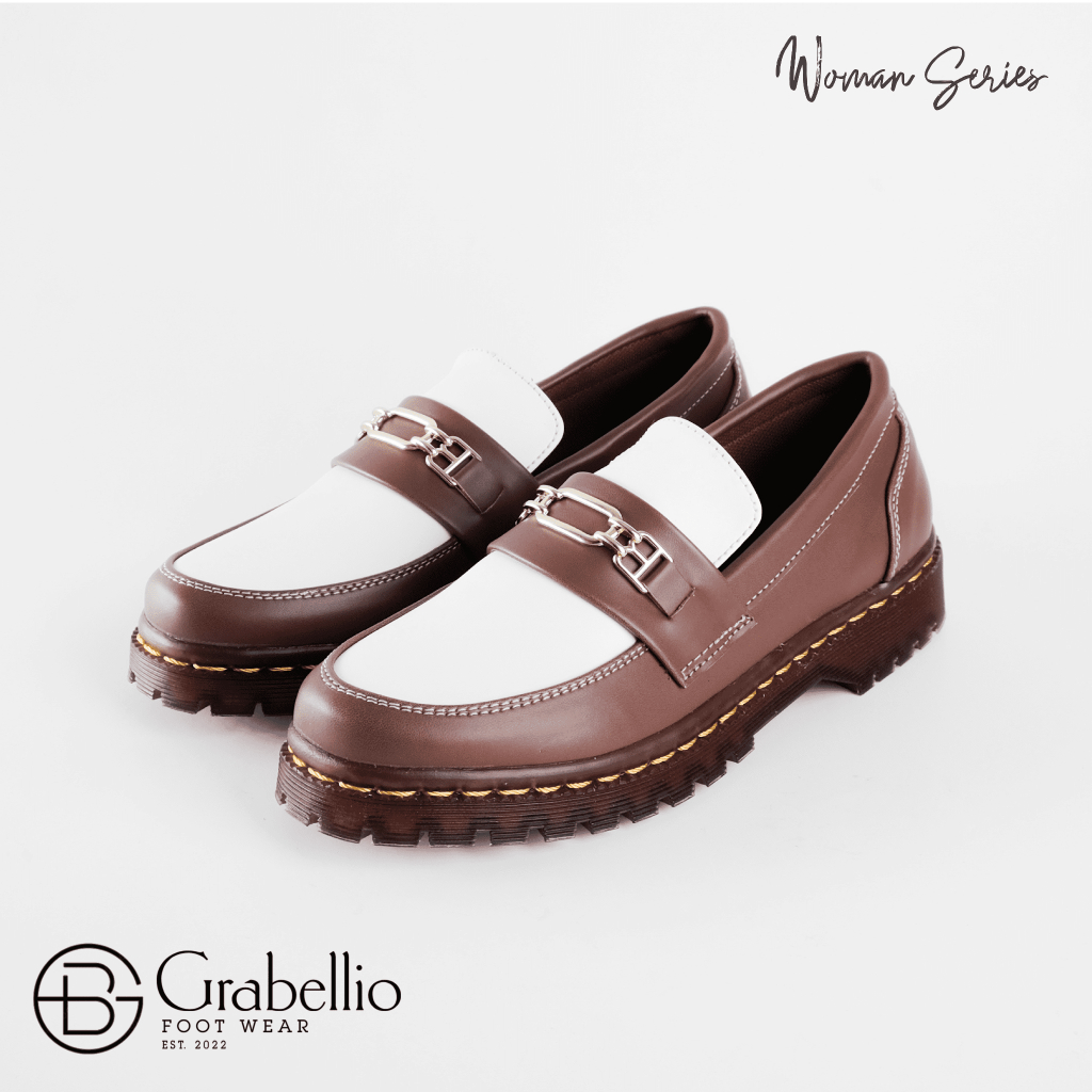 GRABELLIO - MESA LOAFERS | Loafers Casual Wanita | Loafers Two Tone Wanita