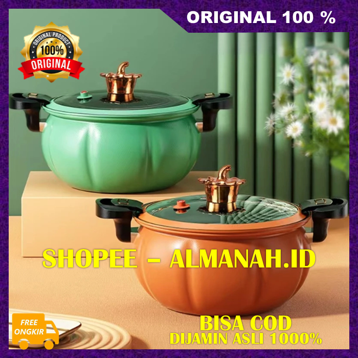 [BISA COD] Panci Presto Labu Anti Lengket Kapasitas 8L ASLI