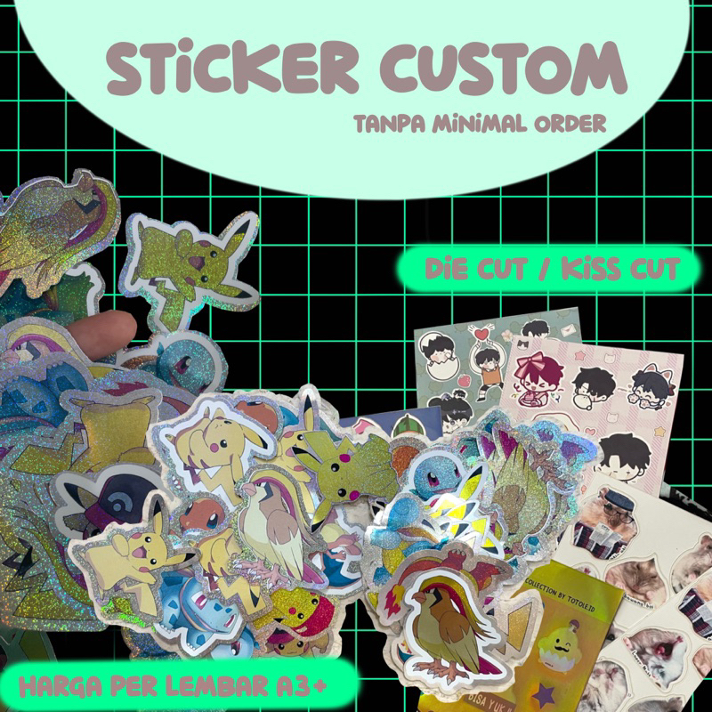 

Sticker Custom / Sticker Vynil / Sticker Mirror / Sticker Hologram