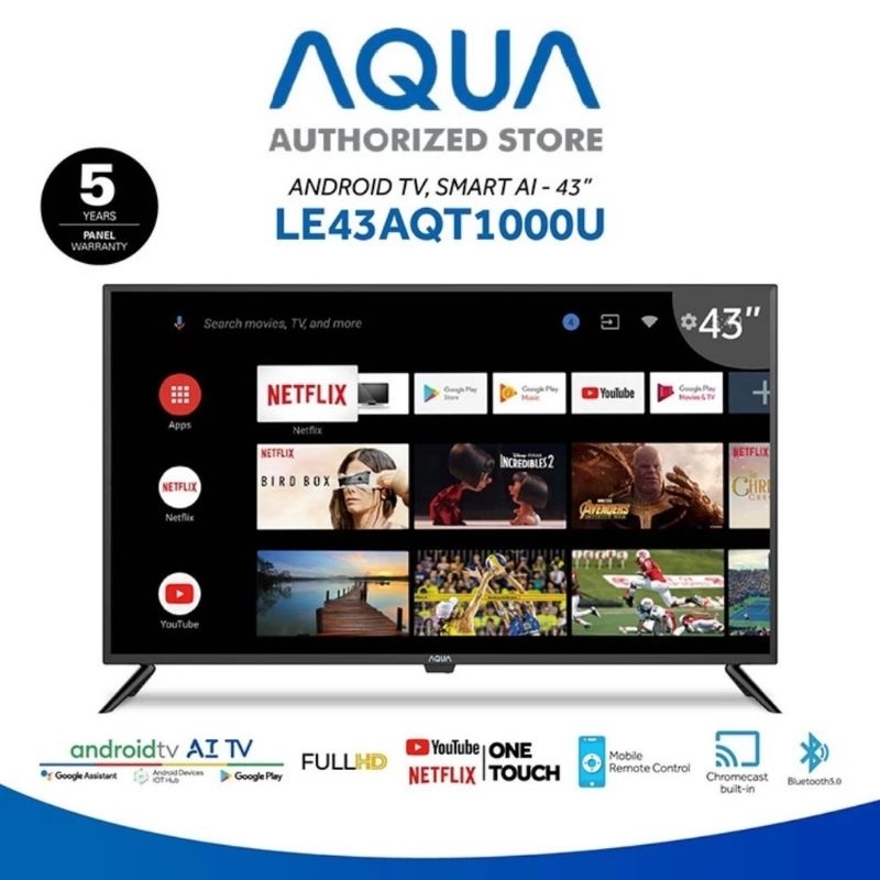 AQUA ANDROID TV LE43AQT1000U