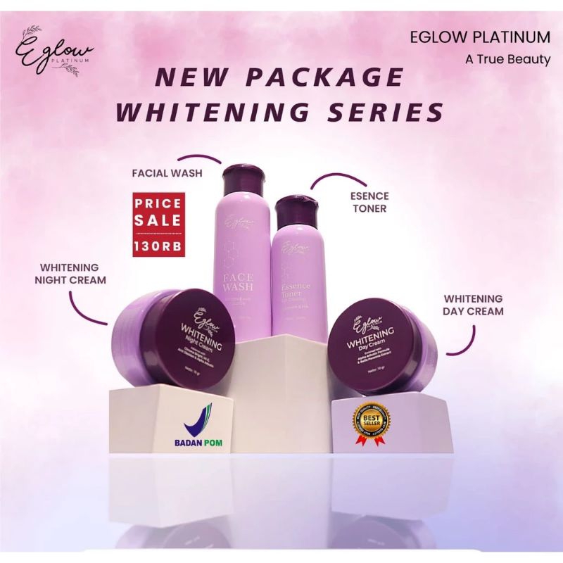 SKINCARE E GLOW PLATINUM 100% ORIGINAL / E GLOW PLATINUM / E GLOW WHITENING / E GLOW PAKET ULTIMATE